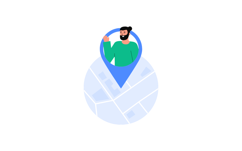 recruitment location illustration