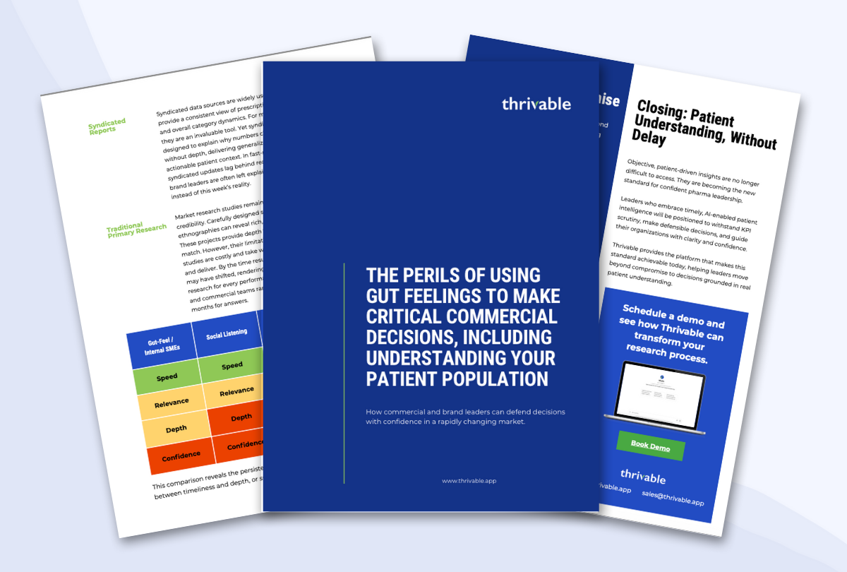 Thrivable White Paper | Perils of Gut Feelings in Decision Making